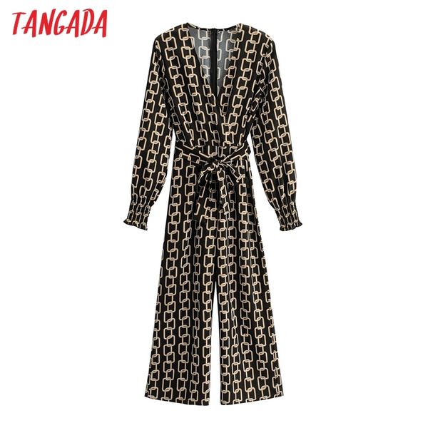 women elegant chain print with slash long sleeve v neck female casual jumpsuit 1f66 210416, Black;white
women elegant chain print with slash long sleeve v neck female casual jumpsuit 1f66 210416, Black;white