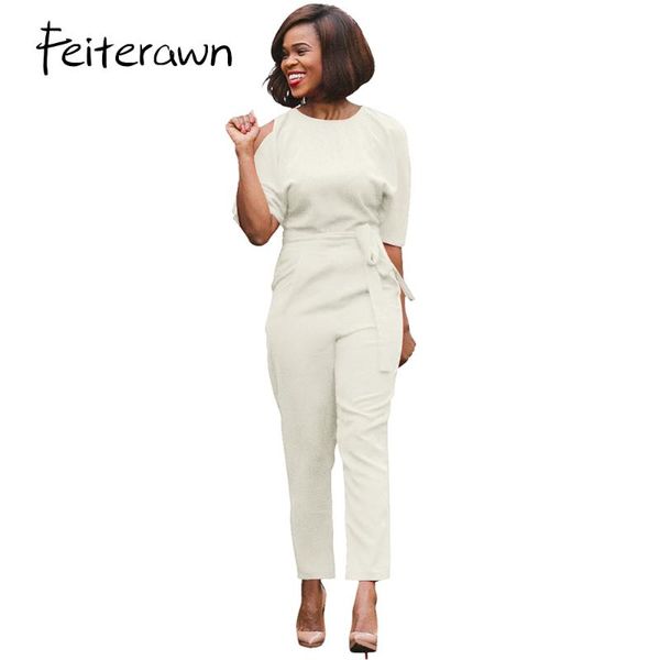 women's jumpsuits & rompers feiterawn cut out half sleeve with belt for women backless o neck ladies fashion party combinaison femme, Black;white
women's jumpsuits & rompers feiterawn cut out half sleeve with belt for women backless o neck ladies fashion party combinaison femme, Black;white