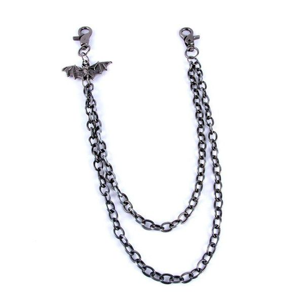 keychains fashion punk hip-hop trendy bat belt waist chain male pants men jeans black metal wallet keychain dr21, Silver
keychains fashion punk hip-hop trendy bat belt waist chain male pants men jeans black metal wallet keychain dr21, Silver