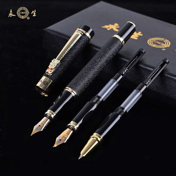 the pen yongsheng dragon head business office writing three piece set male and female students gift box pearl pen lettering
the pen yongsheng dragon head business office writing three piece set male and female students gift box pearl pen lettering