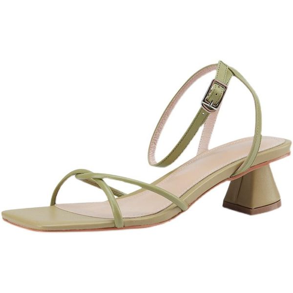 dress shoes one line sandals female summer 2021 thick heel fairy wind middle fashion french high heels, Black
dress shoes one line sandals female summer 2021 thick heel fairy wind middle fashion french high heels, Black