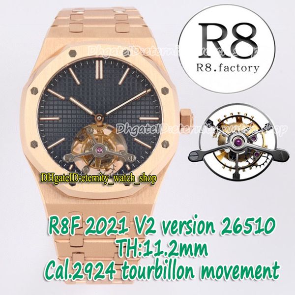 r8f latest upgrade ro26510 mens watch real tourbillon cal.2924 r82924 hand-winding mechanical blue texture dial rose gold case steel bracele, Slivery;brown
r8f latest upgrade ro26510 mens watch real tourbillon cal.2924 r82924 hand-winding mechanical blue texture dial rose gold case steel bracele, Slivery;brown