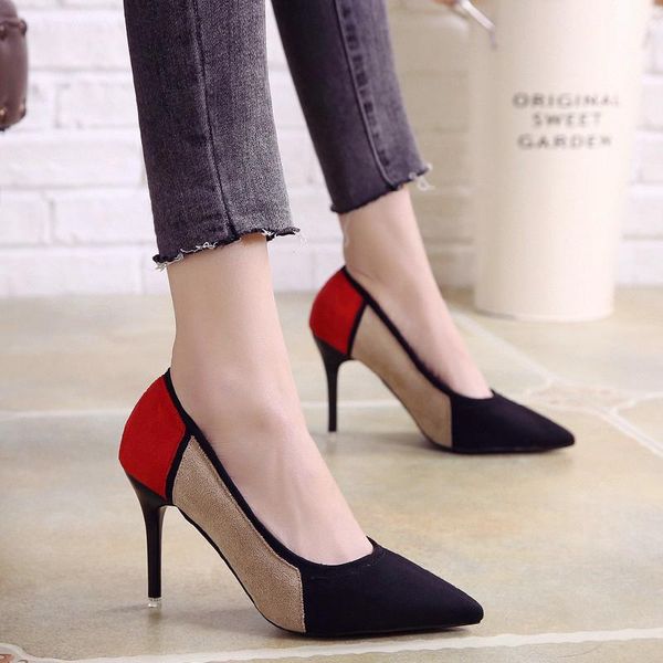 dress shoes cresfimix tacones altos mujer women casual spring & summer slip on high heel flock lady cool stylish c2991, Black
dress shoes cresfimix tacones altos mujer women casual spring & summer slip on high heel flock lady cool stylish c2991, Black