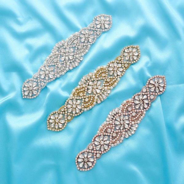 wedding sashes sesthfar crystal bridal satin ribbon belt rhinestone applique for dress accessories, White
wedding sashes sesthfar crystal bridal satin ribbon belt rhinestone applique for dress accessories, White