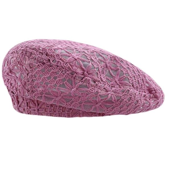 berets 066f crocheted hat summer women beret knitted cotton french style artist hollowed out fashion accessory, Blue;gray
berets 066f crocheted hat summer women beret knitted cotton french style artist hollowed out fashion accessory, Blue;gray
