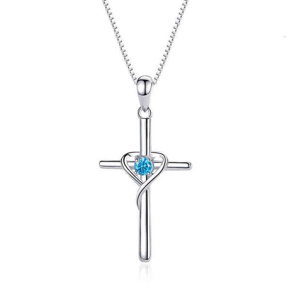 s925 sterling sier cross frame pendant clavicle chain small personality jewelry versatile accessories, Silver
s925 sterling sier cross frame pendant clavicle chain small personality jewelry versatile accessories, Silver