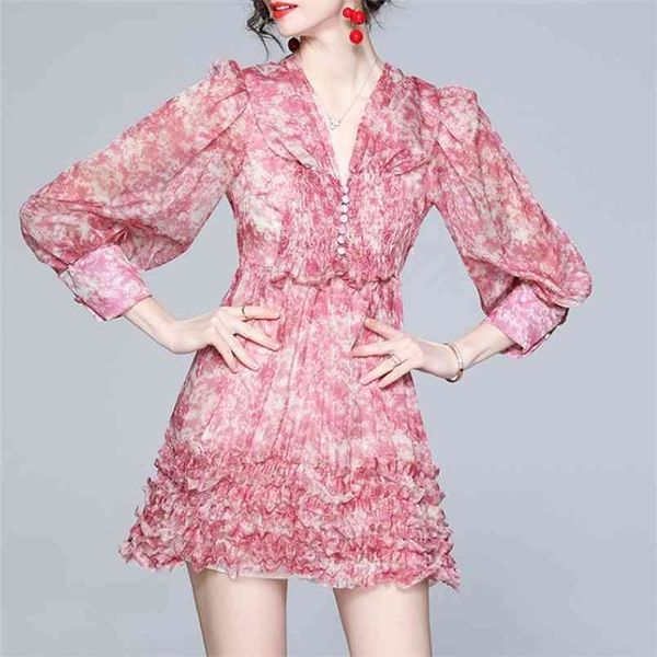 elegant dresses for women lantern sleeve sweet chiffon flowers ruffles party summer high waist casual slim female 210519, Black;gray
elegant dresses for women lantern sleeve sweet chiffon flowers ruffles party summer high waist casual slim female 210519, Black;gray