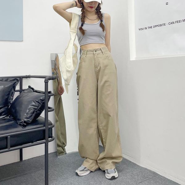 women's jeans shnsophi women casual wide leg pants vintage boyfriend woman loose denim trousers 2021 high waist mom femme, Blue
women's jeans shnsophi women casual wide leg pants vintage boyfriend woman loose denim trousers 2021 high waist mom femme, Blue