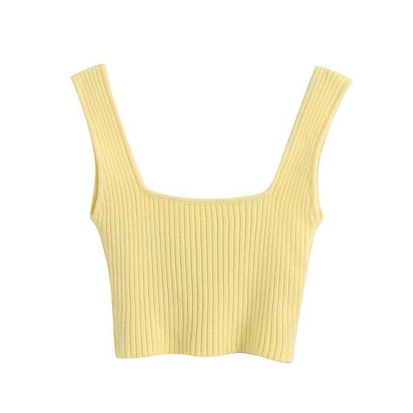 women's tanks & camis 2021 summer slim render short women sleeveless u crop tank yellow crop vest, White
women's tanks & camis 2021 summer slim render short women sleeveless u crop tank yellow crop vest, White
