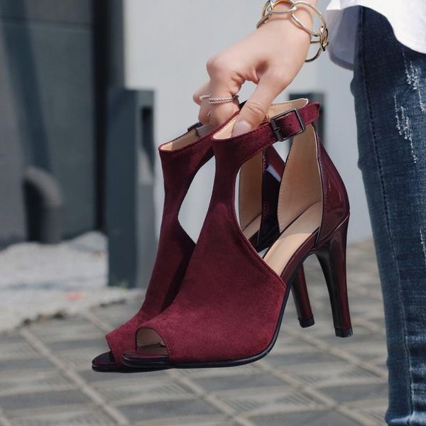 women sandals summer patchwork fashion europe america super high heel fish mouth t-tied rome party, Black
women sandals summer patchwork fashion europe america super high heel fish mouth t-tied rome party, Black