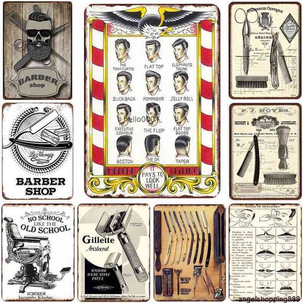 barber shop metal sign vintage tin plate painting retro iron picture wall decorationa
barber shop metal sign vintage tin plate painting retro iron picture wall decorationa