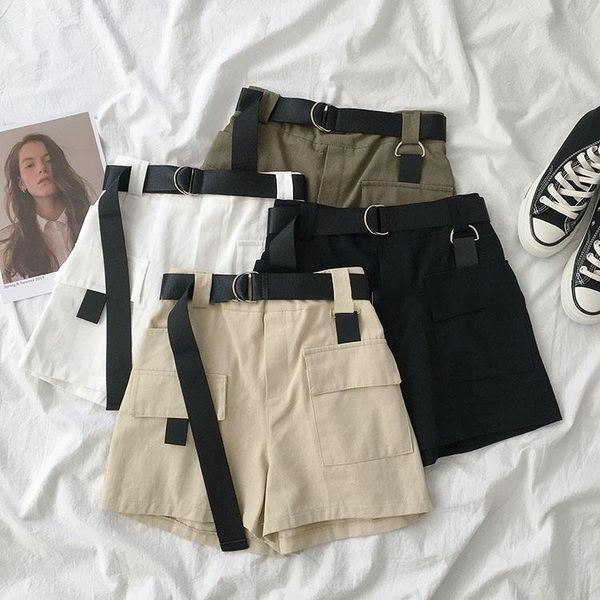 women's loose harajuku wide leg tooling shorts young girl student 2021 summer high waist wild ins casual overalls sho men's, White;black
women's loose harajuku wide leg tooling shorts young girl student 2021 summer high waist wild ins casual overalls sho men's, White;black