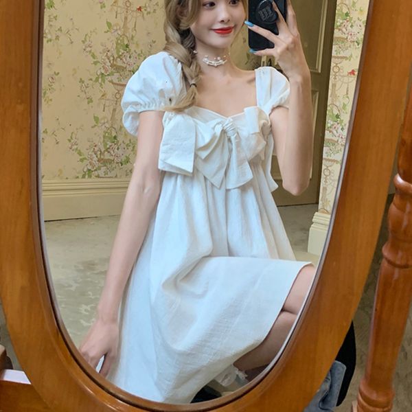 casual dresses fashion bandage bow square neck backless beach vacation summer women korean sweet loose white mini robes 9bon, Black;gray
casual dresses fashion bandage bow square neck backless beach vacation summer women korean sweet loose white mini robes 9bon, Black;gray