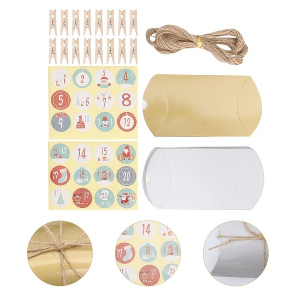 gift wrap 24 sets xmas candy box funny christmas paper wrapping for party