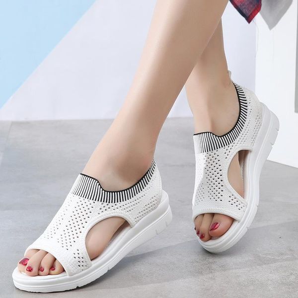 plus size 35-45 women sandals wedges stretch fabric gladiator mixed color slip-on shoes woman sandalias mujer 2021 beach, Black
plus size 35-45 women sandals wedges stretch fabric gladiator mixed color slip-on shoes woman sandalias mujer 2021 beach, Black
