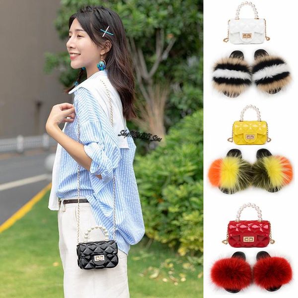 fur slippers fluffy plush slides women shoes ladies fashion pearl jelly bags shoulder messenger small square bag set, Black
fur slippers fluffy plush slides women shoes ladies fashion pearl jelly bags shoulder messenger small square bag set, Black