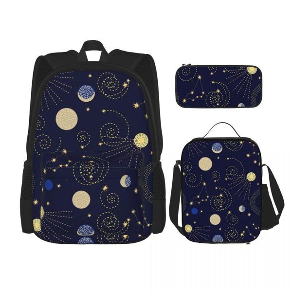school bags cute 3pcs/set for women backpack lunch bag pen zodiac sky constellations
school bags cute 3pcs/set for women backpack lunch bag pen zodiac sky constellations