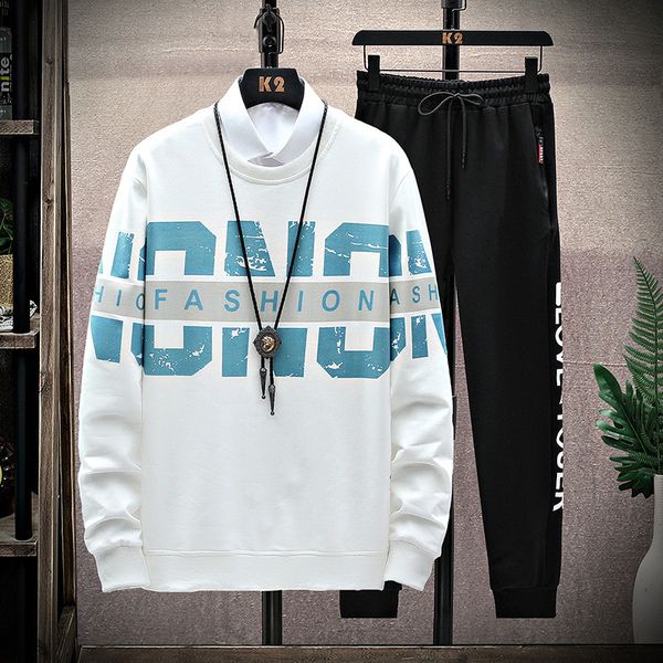 fashion brand sweater 2021 autumn and winter casual sportswear suit men's round neck t-shirt, Black
fashion brand sweater 2021 autumn and winter casual sportswear suit men's round neck t-shirt, Black