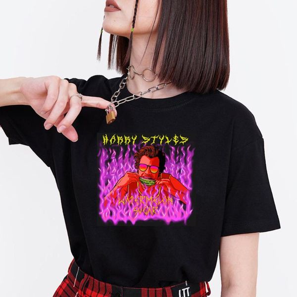 women's t-shirt watermelon sugar colorful printed women t shirts tee merch graphic t-shirts gothic fashion 90s grunge hip hop tees, White
women's t-shirt watermelon sugar colorful printed women t shirts tee merch graphic t-shirts gothic fashion 90s grunge hip hop tees, White