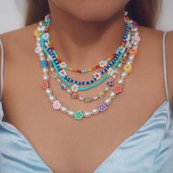 chains vintage fashion pearl choker necklace for women colorful rice beaded short clavicle necklaces collar statement jewelry gift, Silver
chains vintage fashion pearl choker necklace for women colorful rice beaded short clavicle necklaces collar statement jewelry gift, Silver