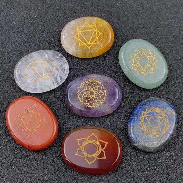 decorative objects & figurines egg-shaped oval seven chakra ornaments crystal gems symbol crafts agate natural stone purple u5z1
decorative objects & figurines egg-shaped oval seven chakra ornaments crystal gems symbol crafts agate natural stone purple u5z1