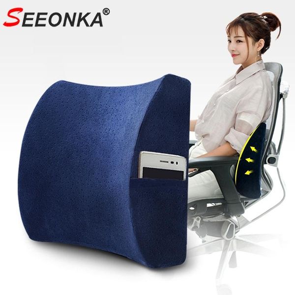 seat cushions back pillow for chair support office massager soft memory foam with adjustable straps relieve pain
seat cushions back pillow for chair support office massager soft memory foam with adjustable straps relieve pain
