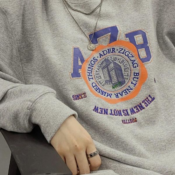 men's hoodies & sweatshirts ader error korean letter embroidery building printing pure cotton men women loose round neck pullov, Black
men's hoodies & sweatshirts ader error korean letter embroidery building printing pure cotton men women loose round neck pullov, Black