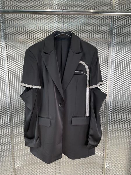women's suits & blazers fashion 2021ss spring women diamonds hollow blazer overcoat ladies luxury jacket coat 2 color gdnz 5.06, White;black
women's suits & blazers fashion 2021ss spring women diamonds hollow blazer overcoat ladies luxury jacket coat 2 color gdnz 5.06, White;black