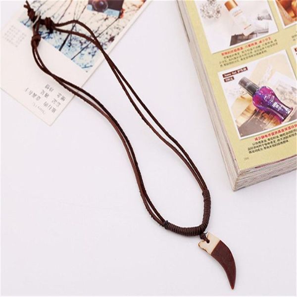 ivory necklace ox horn pendant boho bohemian style lovely leather woven jewelry for fashion men women necklaces, Silver
ivory necklace ox horn pendant boho bohemian style lovely leather woven jewelry for fashion men women necklaces, Silver