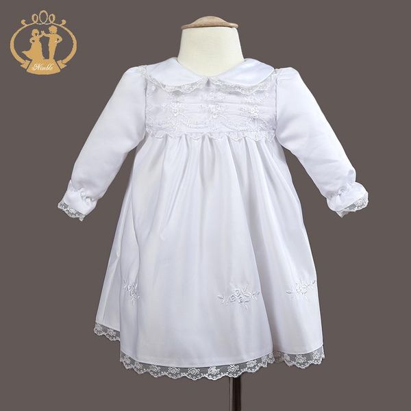 girl's dresses nimble white baby girl clothes cotton dress full sleeve for girls baptism first communion, Red;yellow
girl's dresses nimble white baby girl clothes cotton dress full sleeve for girls baptism first communion, Red;yellow