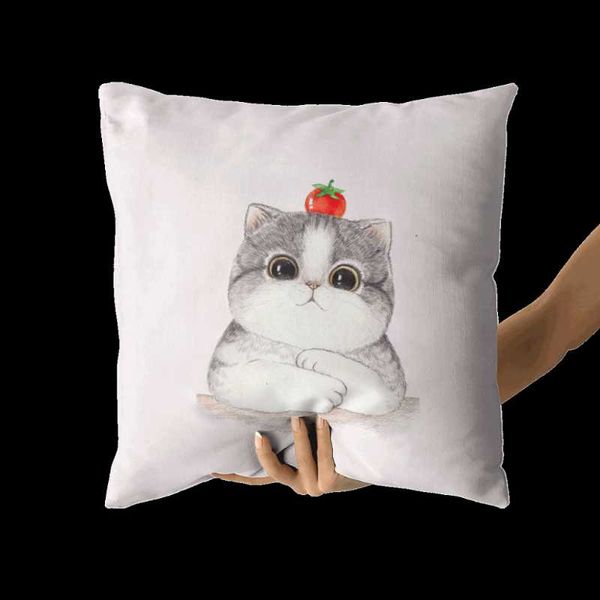 creative cat cushion cover gray tabby throw pillow case home decoration pillowcase cushion/decorative
creative cat cushion cover gray tabby throw pillow case home decoration pillowcase cushion/decorative