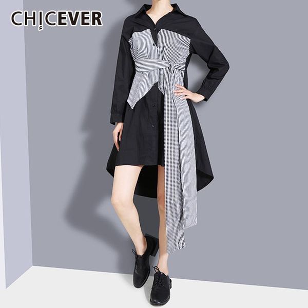 casual dresses chicever patchwork gingham shirt dress for women lapel collar long sleeve high waist mini female 2021 fashion clothing, Black;gray
casual dresses chicever patchwork gingham shirt dress for women lapel collar long sleeve high waist mini female 2021 fashion clothing, Black;gray