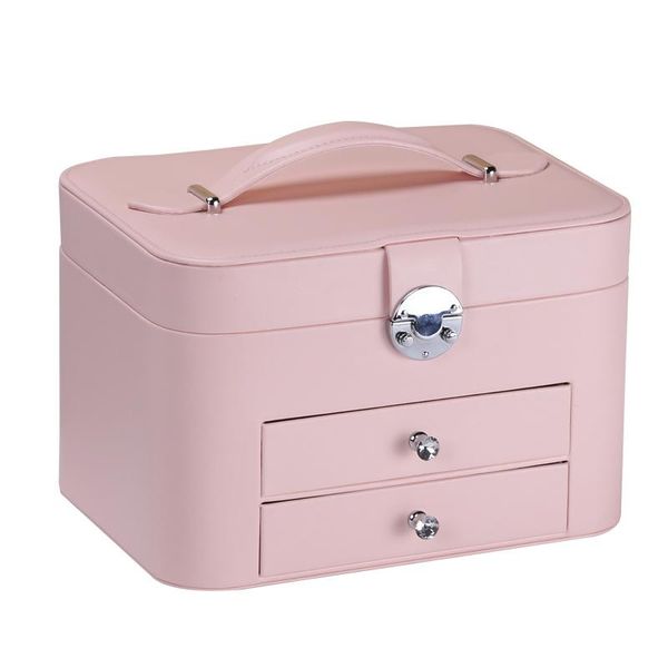 jewelry pouches, bags pink double layer storage box organizer for girl luxury leather deskcase drawer gift, Pink;blue
jewelry pouches, bags pink double layer storage box organizer for girl luxury leather deskcase drawer gift, Pink;blue