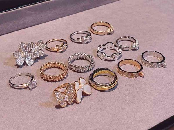 rings fashion net red same three ring couple butterfly white fritillaria design cross v gold material, Silver
rings fashion net red same three ring couple butterfly white fritillaria design cross v gold material, Silver