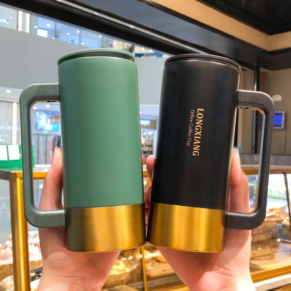 stainless steel insulated cup outdoor portable large capacity with handle lettering customized gift mug water bottles
stainless steel insulated cup outdoor portable large capacity with handle lettering customized gift mug water bottles