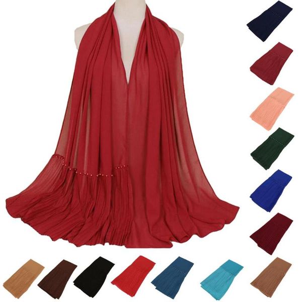 scarves 180*75cm women chiffon long scarf pleated shawl wrap turban patchwork pearls muslim hijab large poncho pashmina headscarf, Blue;gray
scarves 180*75cm women chiffon long scarf pleated shawl wrap turban patchwork pearls muslim hijab large poncho pashmina headscarf, Blue;gray