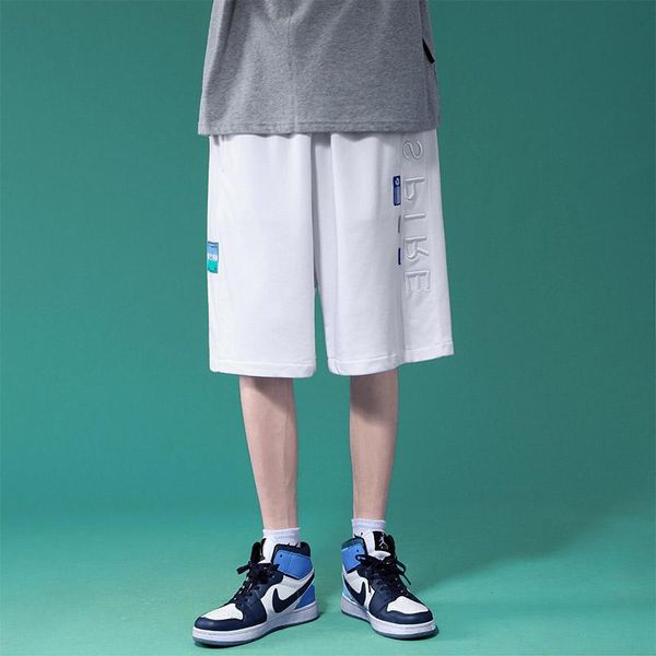 men's shorts women's long casual cycling beach knee-length basketball clothing male, White;black
men's shorts women's long casual cycling beach knee-length basketball clothing male, White;black
