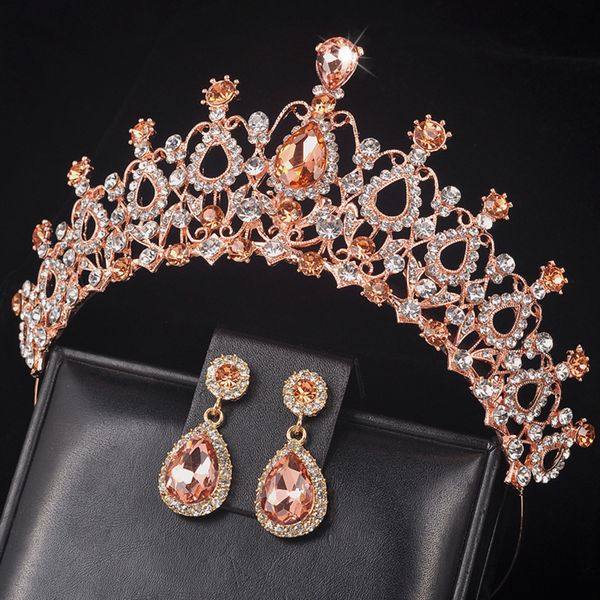 korean crown earrings two sets of tiktok live broadcast headwear, hair color, crystal princess crown, Golden;white
korean crown earrings two sets of tiktok live broadcast headwear, hair color, crystal princess crown, Golden;white