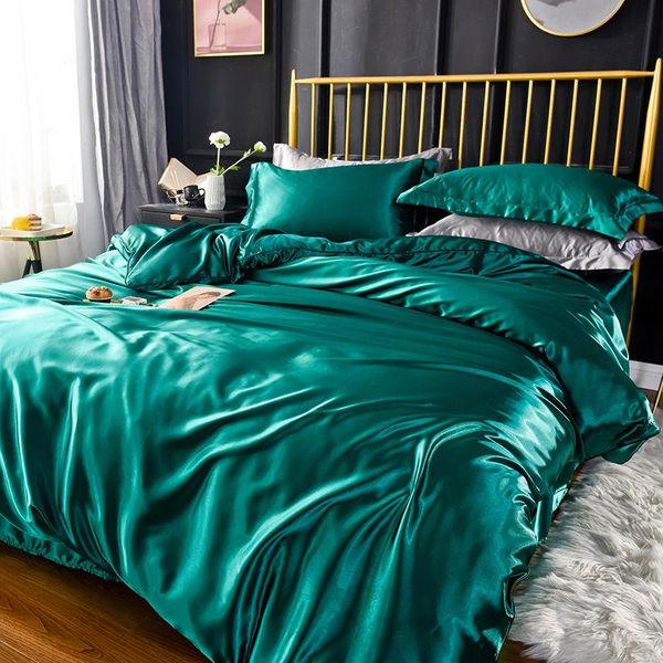 bedding sets 4pcs soft smooth satin silk set luxury king size solid color bed sheet quilt duvet cover pillowcase
bedding sets 4pcs soft smooth satin silk set luxury king size solid color bed sheet quilt duvet cover pillowcase