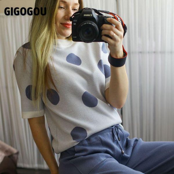 women's two piece pants gigogou polka dot tracksuits high street spring autumn short sleeve women sweater + harem pant suits 2/two set, White
women's two piece pants gigogou polka dot tracksuits high street spring autumn short sleeve women sweater + harem pant suits 2/two set, White