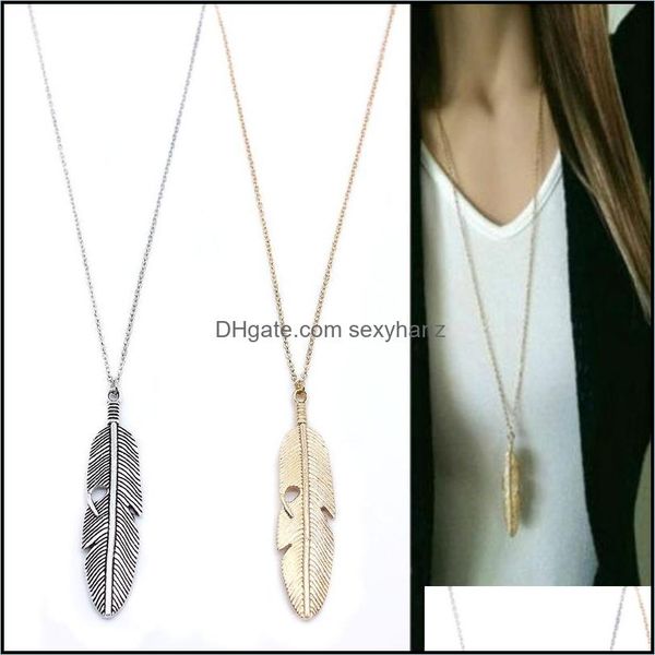 pendant necklaces & pendants jewelry simple necklace feather long sweater chain statement leaf for women collier femme collar kolye drop del, Silver
pendant necklaces & pendants jewelry simple necklace feather long sweater chain statement leaf for women collier femme collar kolye drop del, Silver