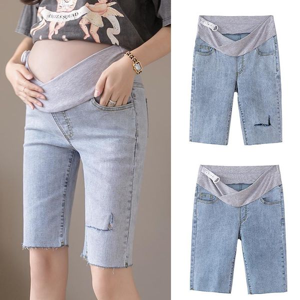 maternity bottoms 2021 summer denim pants for pregnancy women cotton skinny middle jeans low waist pregnant cropped korea style, White
maternity bottoms 2021 summer denim pants for pregnancy women cotton skinny middle jeans low waist pregnant cropped korea style, White
