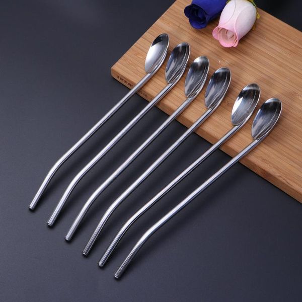 pcs stainless steel oval shape metal drinking spoon straw reusable straws cocktail spoons set sand ice mixing rod
pcs stainless steel oval shape metal drinking spoon straw reusable straws cocktail spoons set sand ice mixing rod