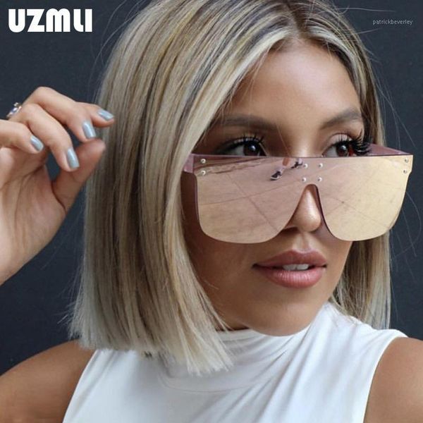 sunglasses style one-piece large frame fashion rivet colorful mercury sun glasses female semicircle men shade mirror uv400, White;black
sunglasses style one-piece large frame fashion rivet colorful mercury sun glasses female semicircle men shade mirror uv400, White;black
