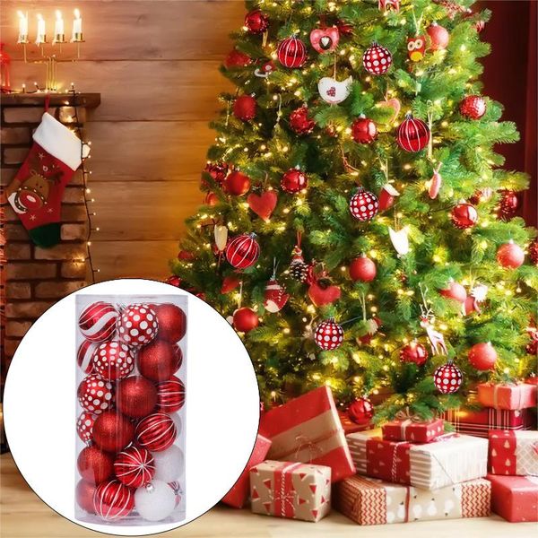 30pcs christmas ball ornaments xmas tree for home pendants year party festive supplies decoration
30pcs christmas ball ornaments xmas tree for home pendants year party festive supplies decoration