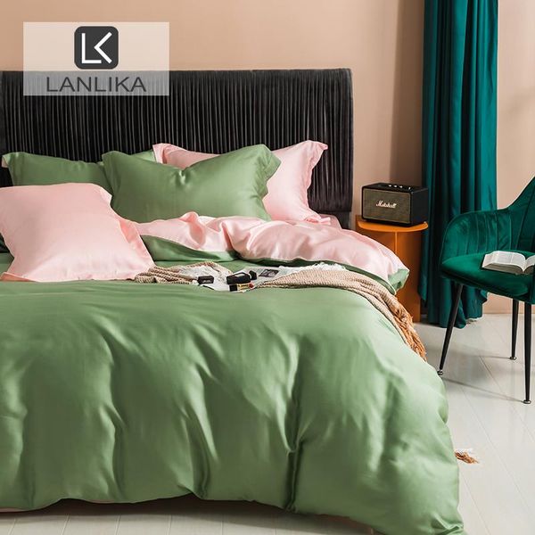 bedding sets lanlika green+pink set 100% silk luxury duvet cover fitted sheet bedspread mattress home decor corners bedclothes
bedding sets lanlika green+pink set 100% silk luxury duvet cover fitted sheet bedspread mattress home decor corners bedclothes