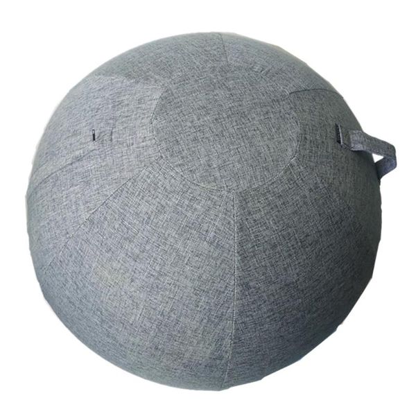 -55cm durable linen yoga ball cover anti-dirty protective for gym workout balls