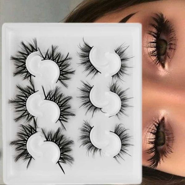 false eyelashes 6 pairs natural vegan handmade reusable long lasting black fluffy soft faux mink doll lashes beauty makeup sets
false eyelashes 6 pairs natural vegan handmade reusable long lasting black fluffy soft faux mink doll lashes beauty makeup sets