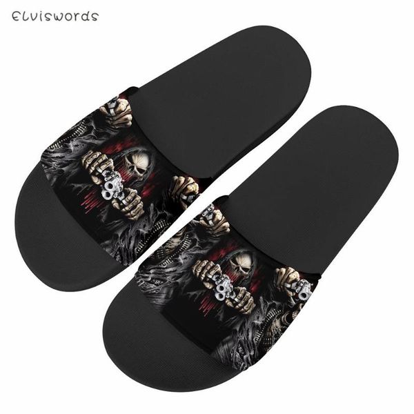 flower gothic skull pattern women's slippers anti-slip bedroom shoes lightweight flip flop female slides lady sandal, Black
flower gothic skull pattern women's slippers anti-slip bedroom shoes lightweight flip flop female slides lady sandal, Black