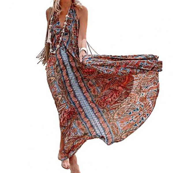 casual dresses bohemia women beach retro pattern print backless halter deep v-neck sleeveless maxi dress sundress, Black;gray
casual dresses bohemia women beach retro pattern print backless halter deep v-neck sleeveless maxi dress sundress, Black;gray